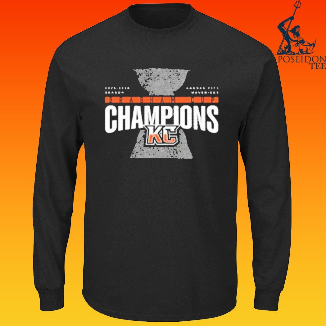 Kc Mavericks 2026 Brabham Cup Champions T-shirt