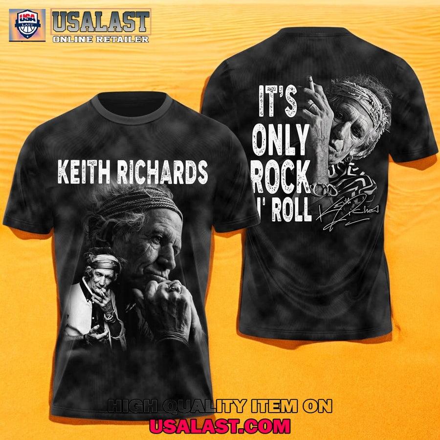 Keith Richards It’s Only Rock N Roll 3D Shirt