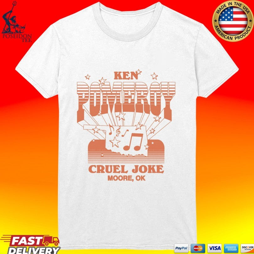 Ken Pomeroy Cruel Joke Orange Rodeo T-shirt