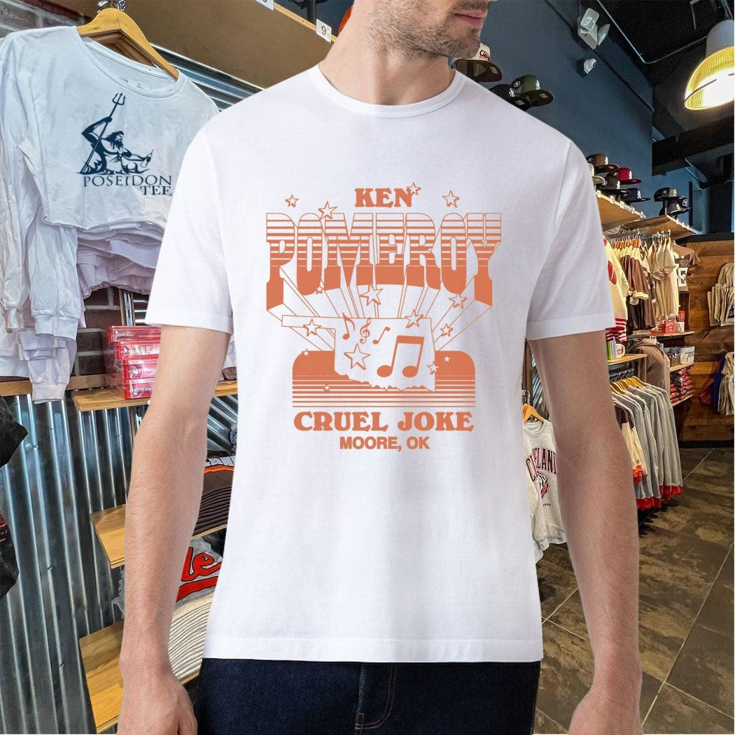 Ken Pomeroy Cruel Joke Orange Rodeo T-shirt