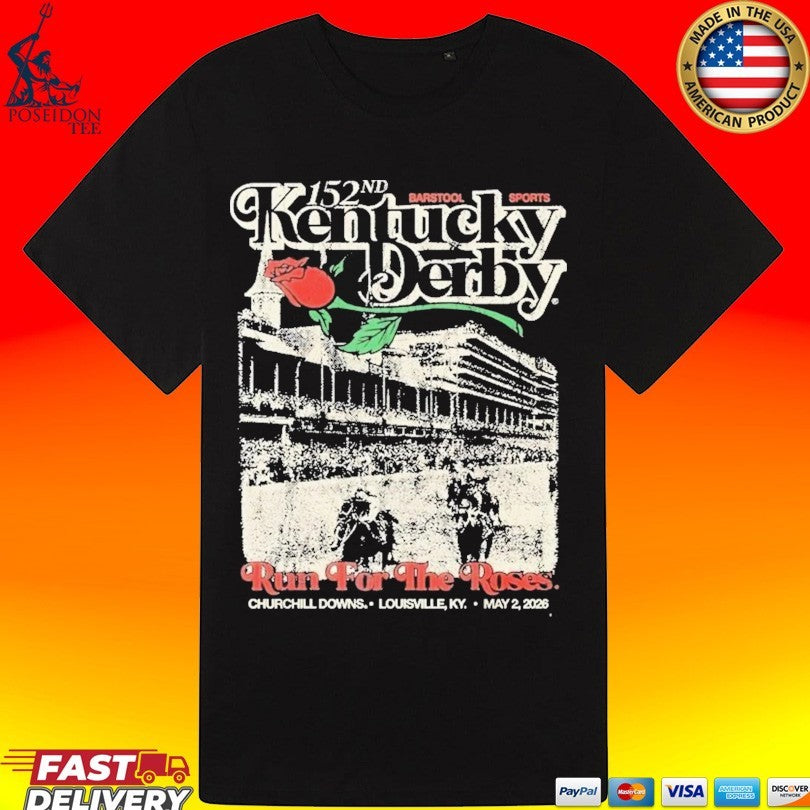 Kentucky Derby X Barstool Sports Run For The Roses 2026 T-shirt