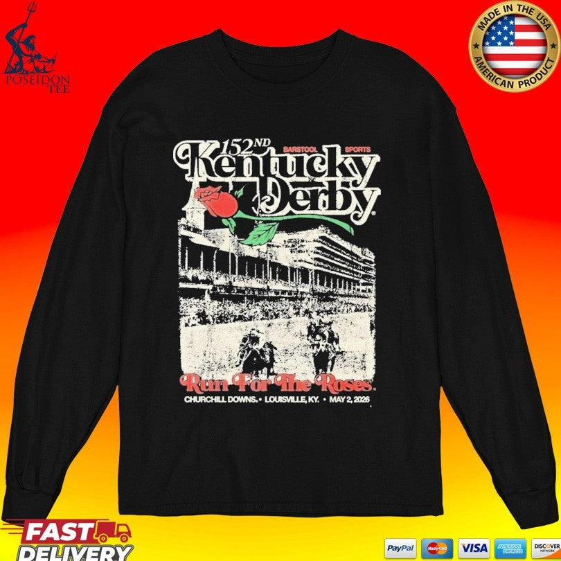 Kentucky Derby X Barstool Sports Run For The Roses 2026 T-shirt