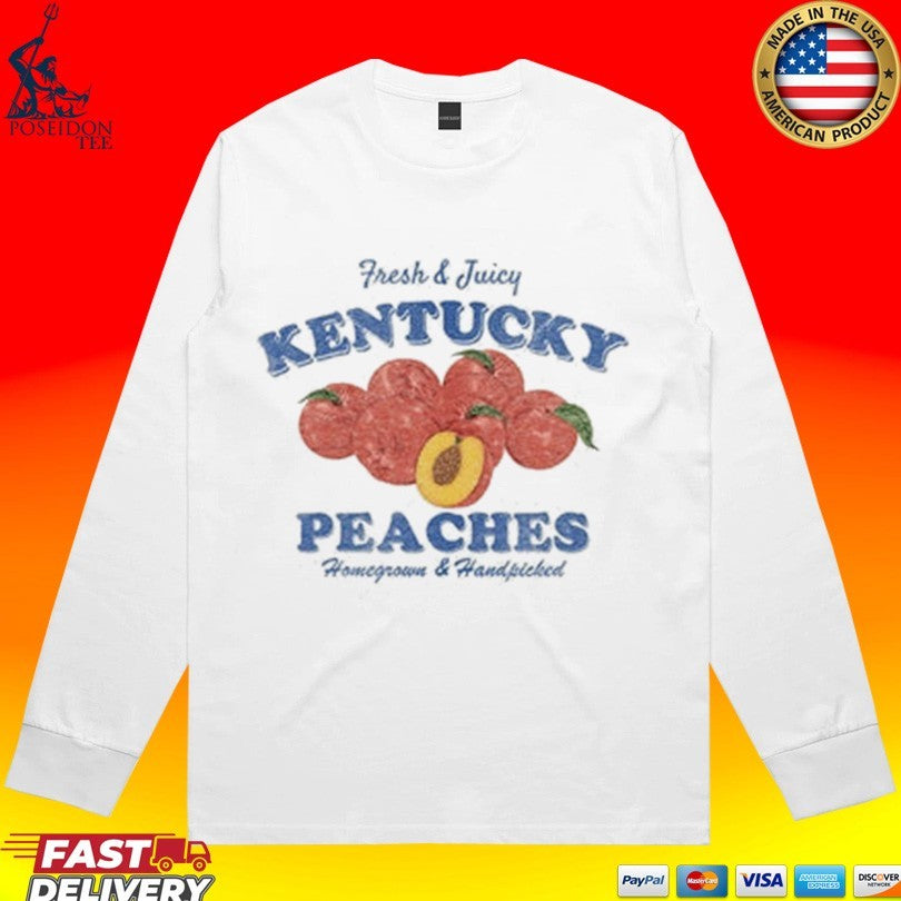 Kentucky Peaches Fresh & Juicy Homegrown & Handpicked T-shirt