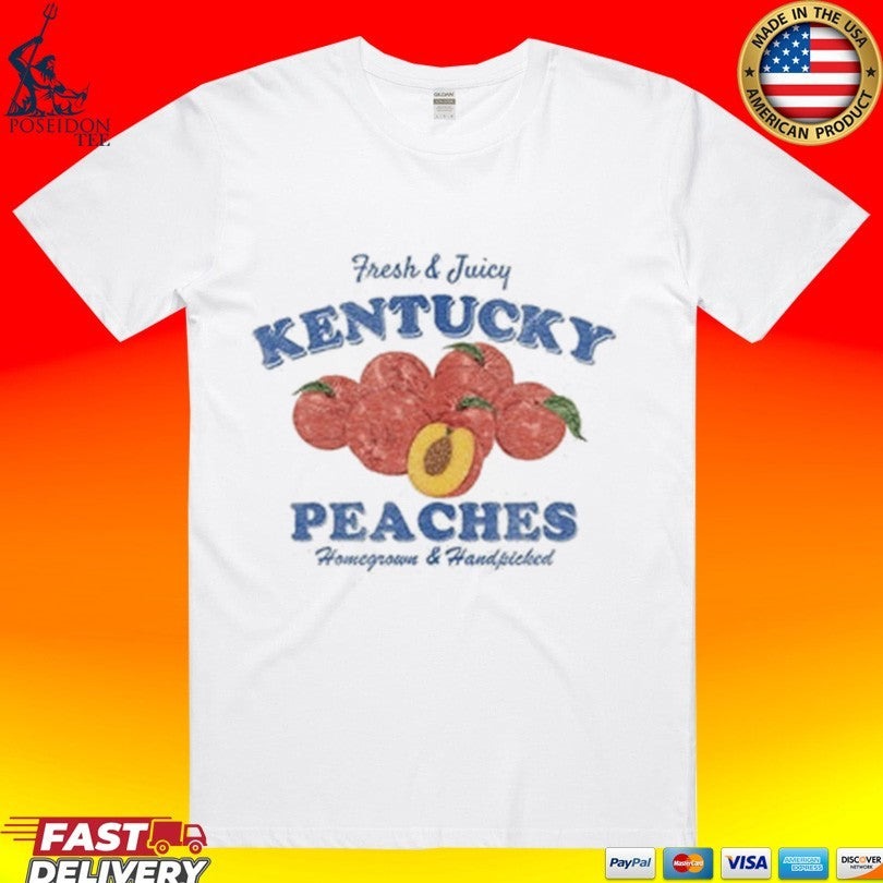 Kentucky Peaches Fresh & Juicy Homegrown & Handpicked T-shirt