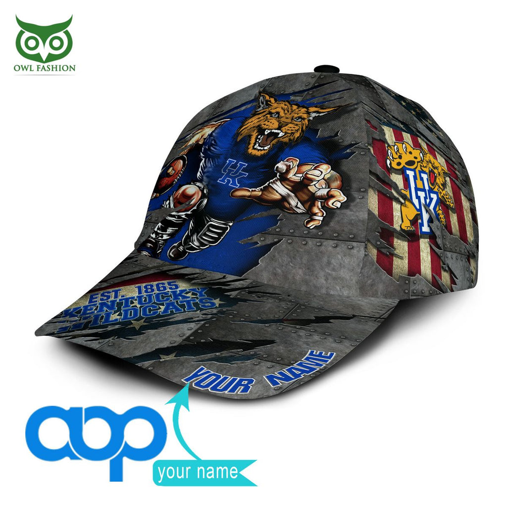 Kentucky Wildcats New 2023 Personalized NCAA Printed Cap