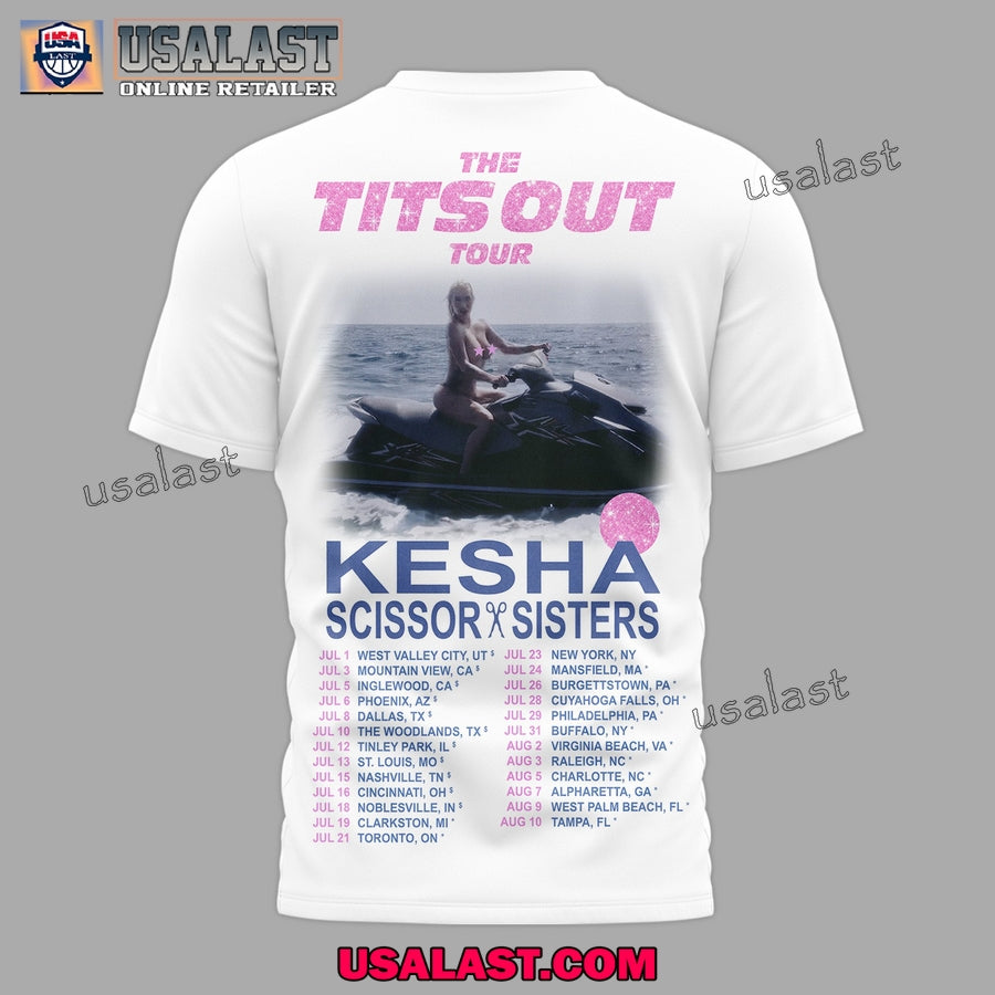 Kesha The Tits Out Tour 3D T-Shirt