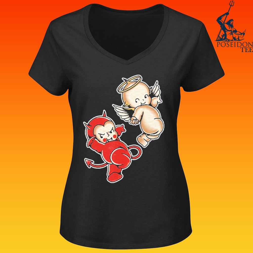 Kewpie Baby Devil Angel Cherubs T-shirt