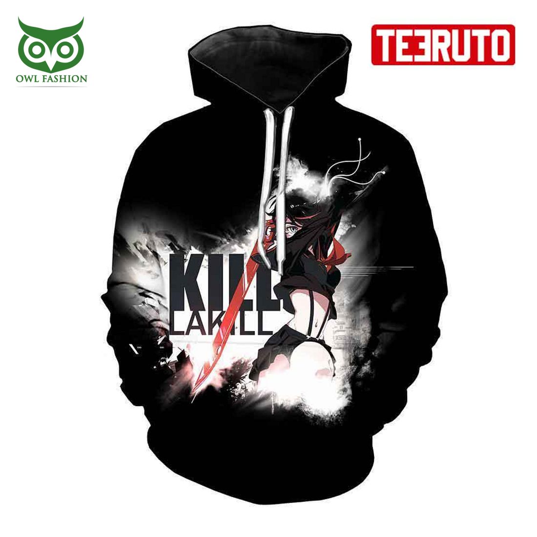 Kill La Kill Overhead Scissor Blade Anime HD 3D AOP Hoodie