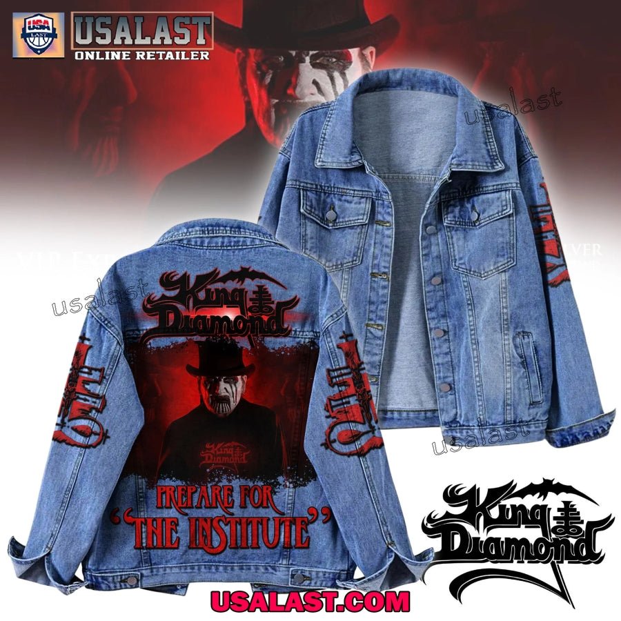 King Diamond Prepare For The Institute Denim Jacket