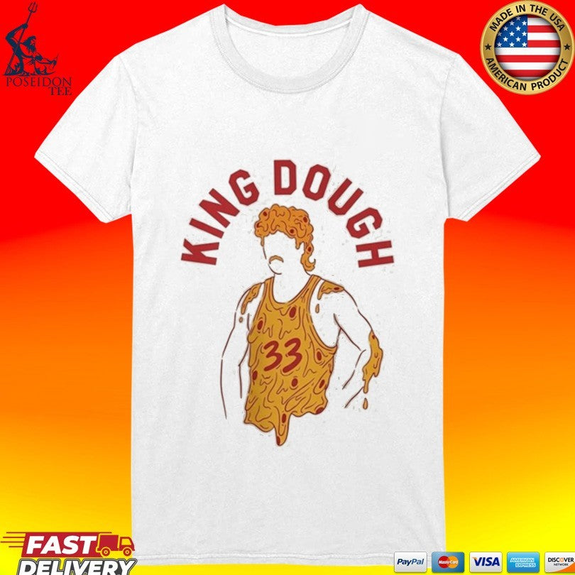 King Dough Larry Bird Pizza 33 Basketball T-shirt