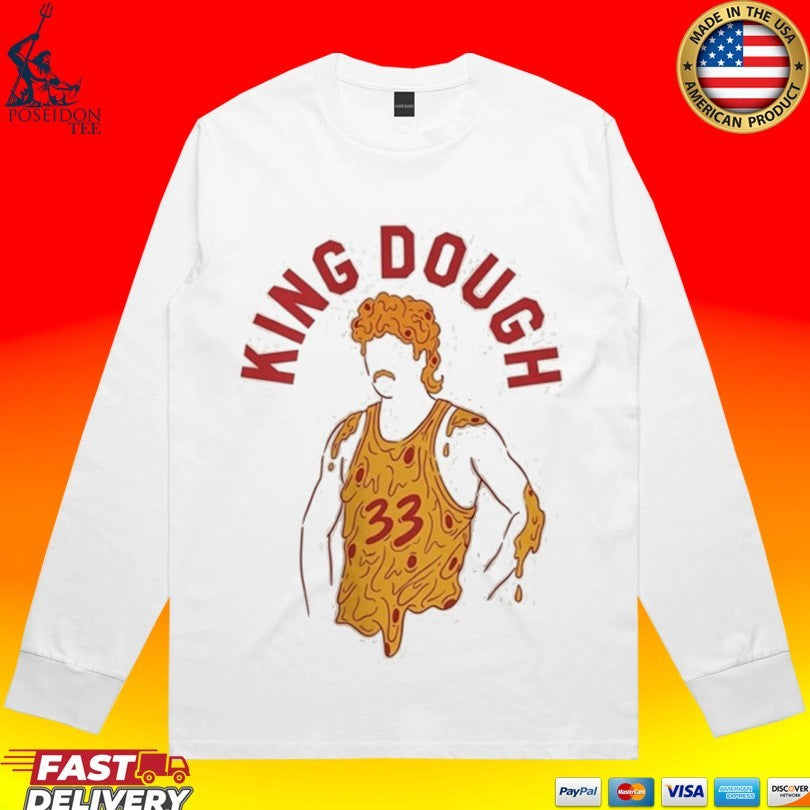 King Dough Larry Bird Pizza 33 Basketball T-shirt