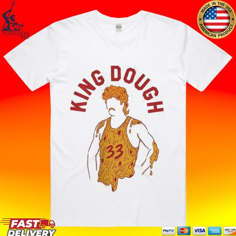 King Dough Larry Bird Pizza 33 Basketball T-shirt