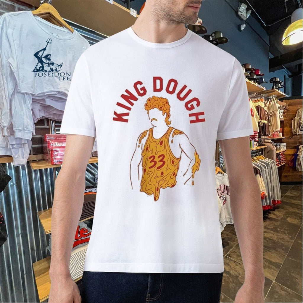 King Dough Larry Bird Pizza 33 Basketball T-shirt