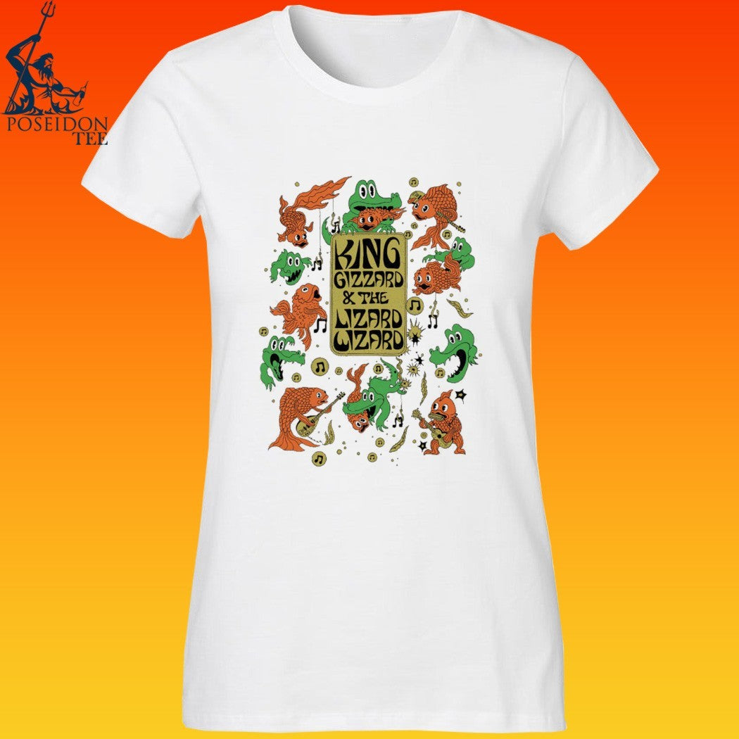 King Gizzard And The Lizard Wizard Fishie Hooks T-shirt