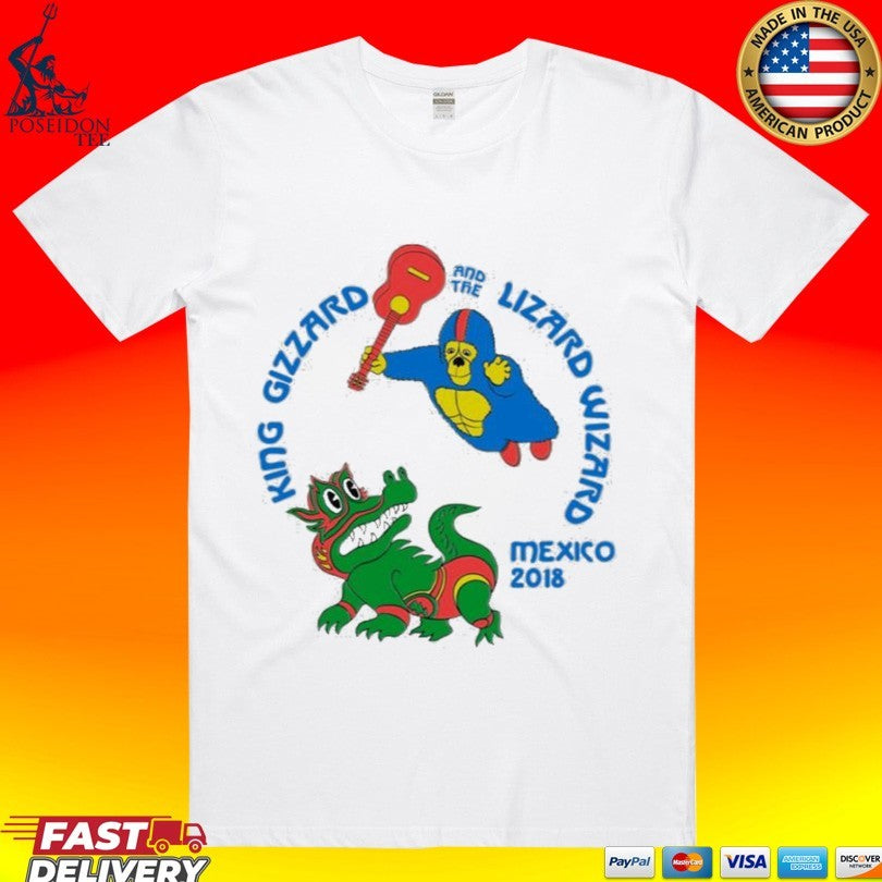 King Gizzard And The Lizard Wizard Mexico Guitar T-shirt
