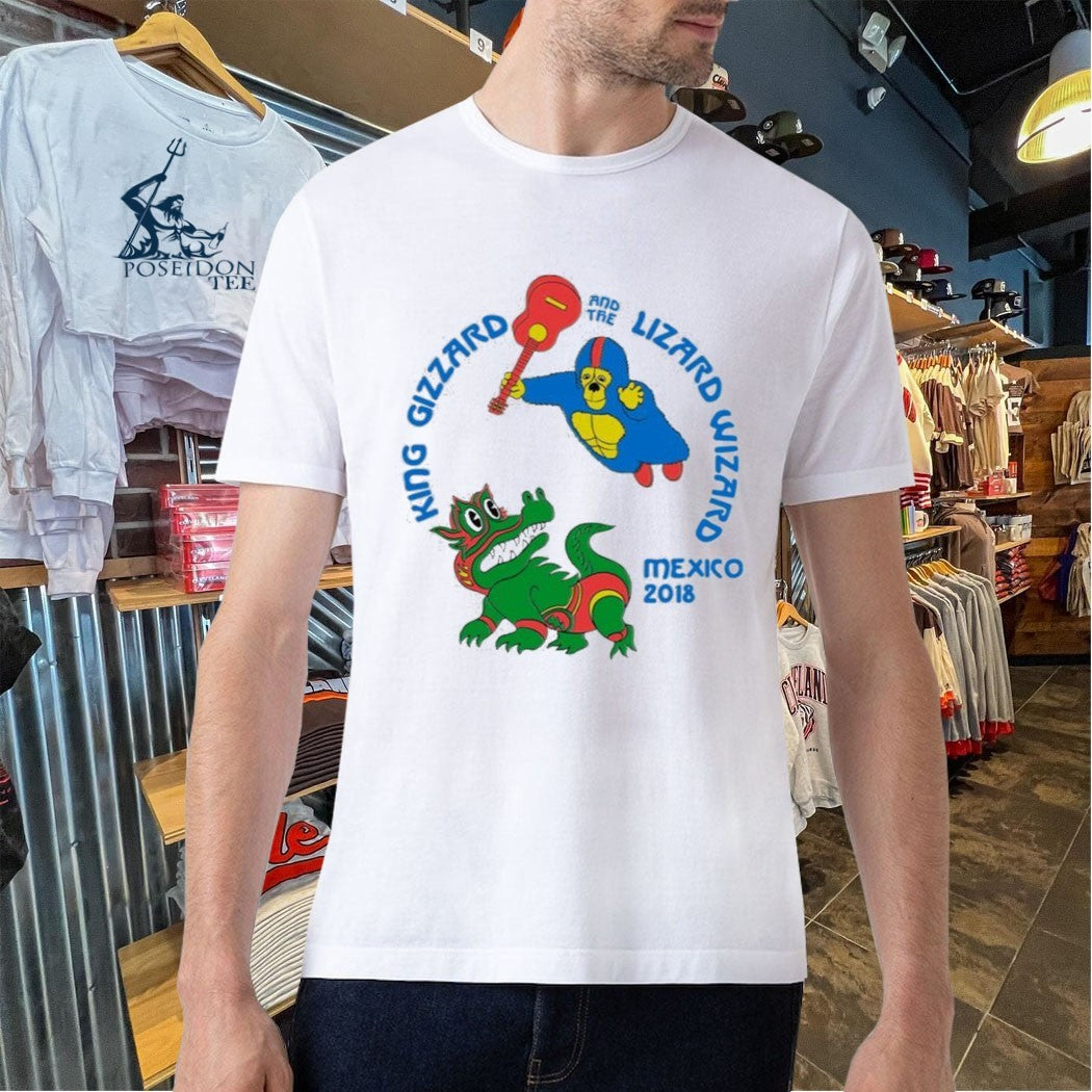King Gizzard And The Lizard Wizard Mexico Guitar T-shirt