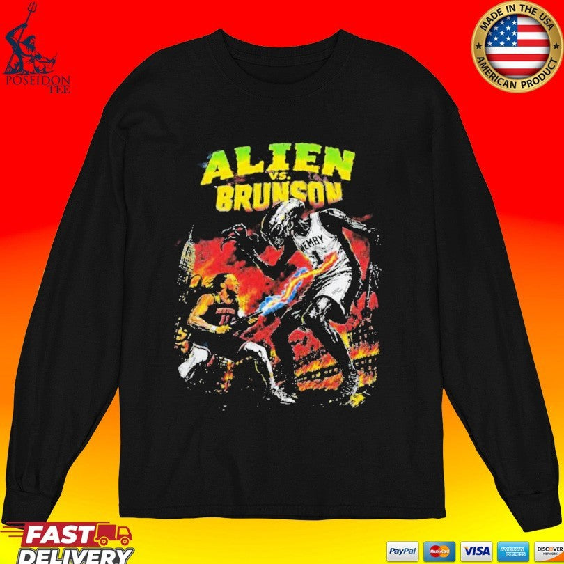 Kiy Studios Alien Vs Brunson New York T-shirt