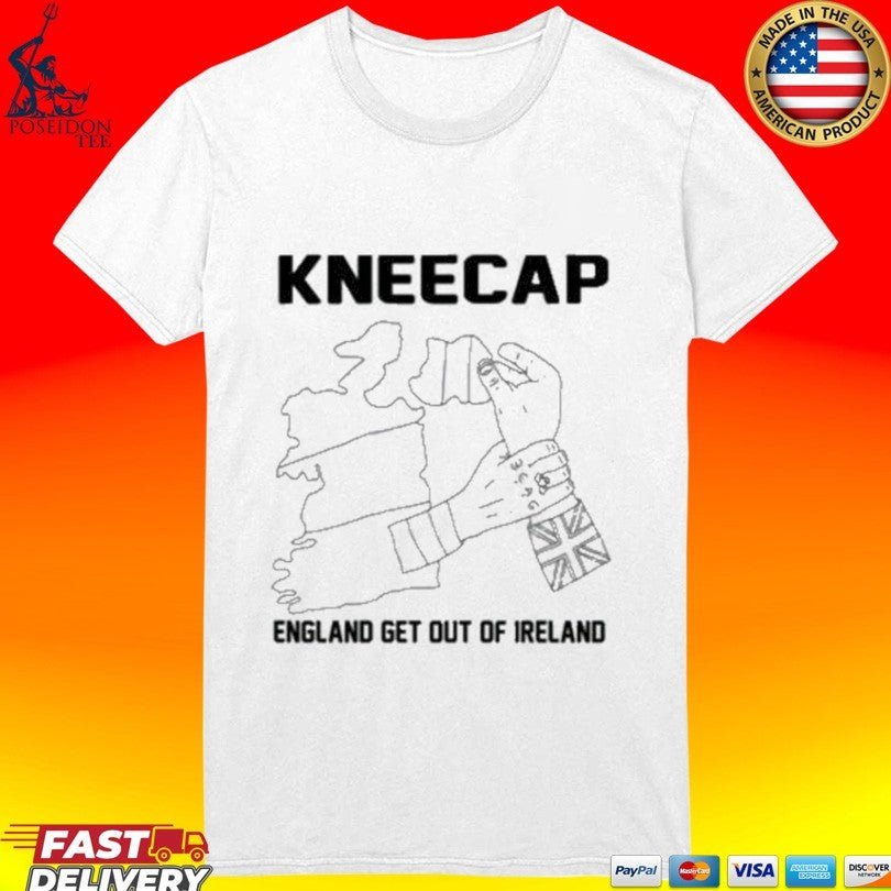 Kneecap England Get Out Of Ireland T-shirt
