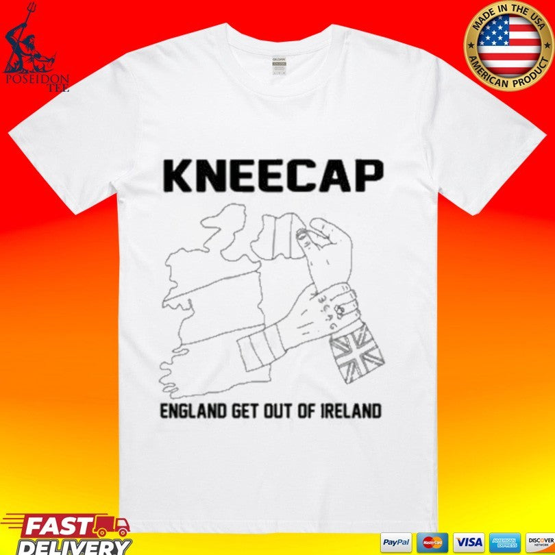 Kneecap England Get Out Of Ireland T-shirt