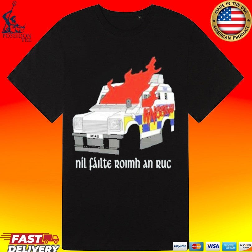 Kneecap Merch Ruc Not Welcome T-shirt