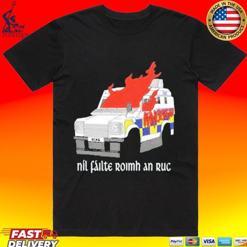 Kneecap Merch Ruc Not Welcome T-shirt