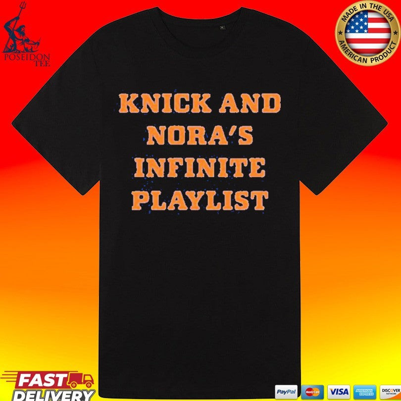 Knick And Nora’s Infinite Playlist T-shirt