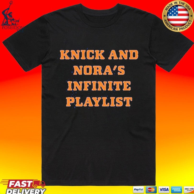 Knick And Nora’s Infinite Playlist T-shirt