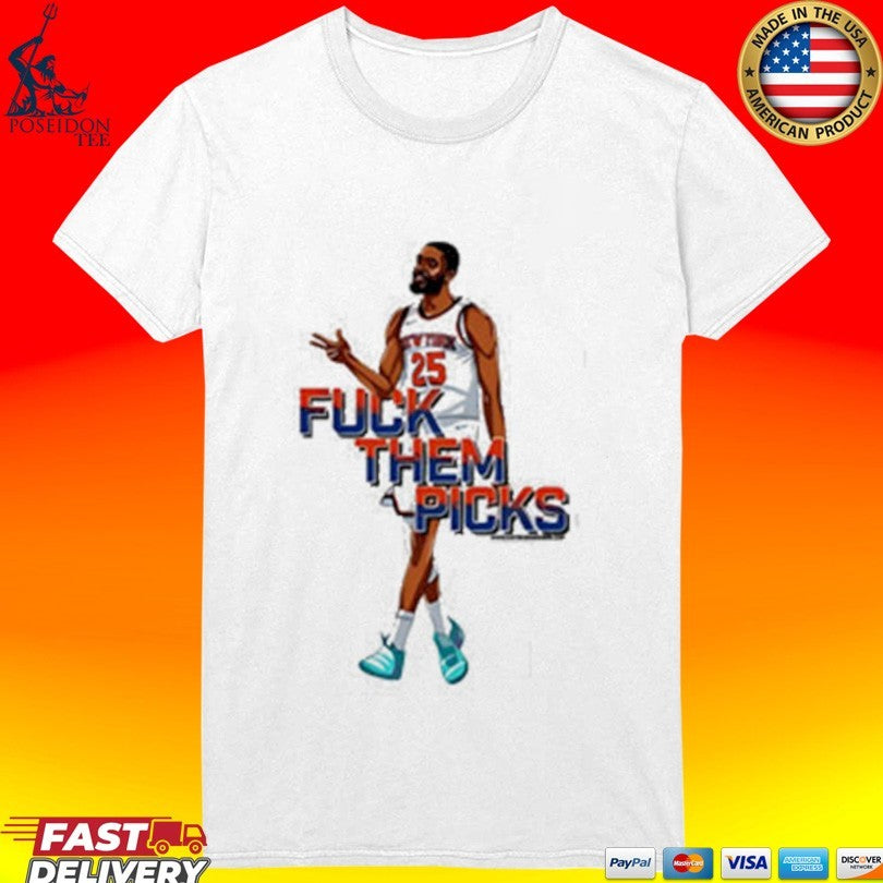 Knicks Fuck Them Picks Graphic T-shirt