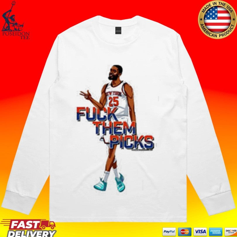 Knicks Fuck Them Picks Graphic T-shirt
