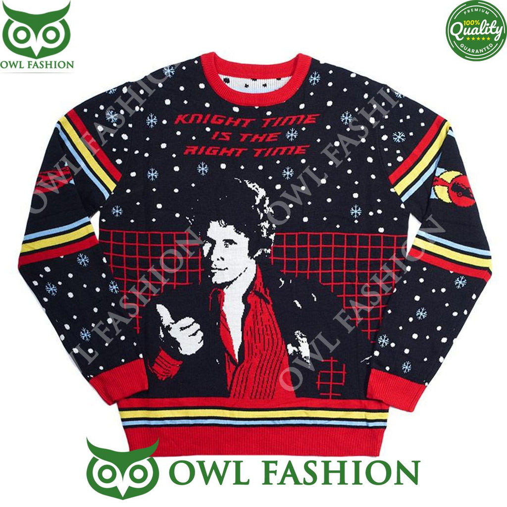 Knight Rider Knight Time Ugly Christmas Sweater Jumper