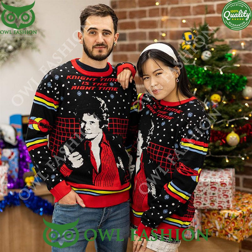 Knight Rider Knight Time Ugly Christmas Sweater Jumper