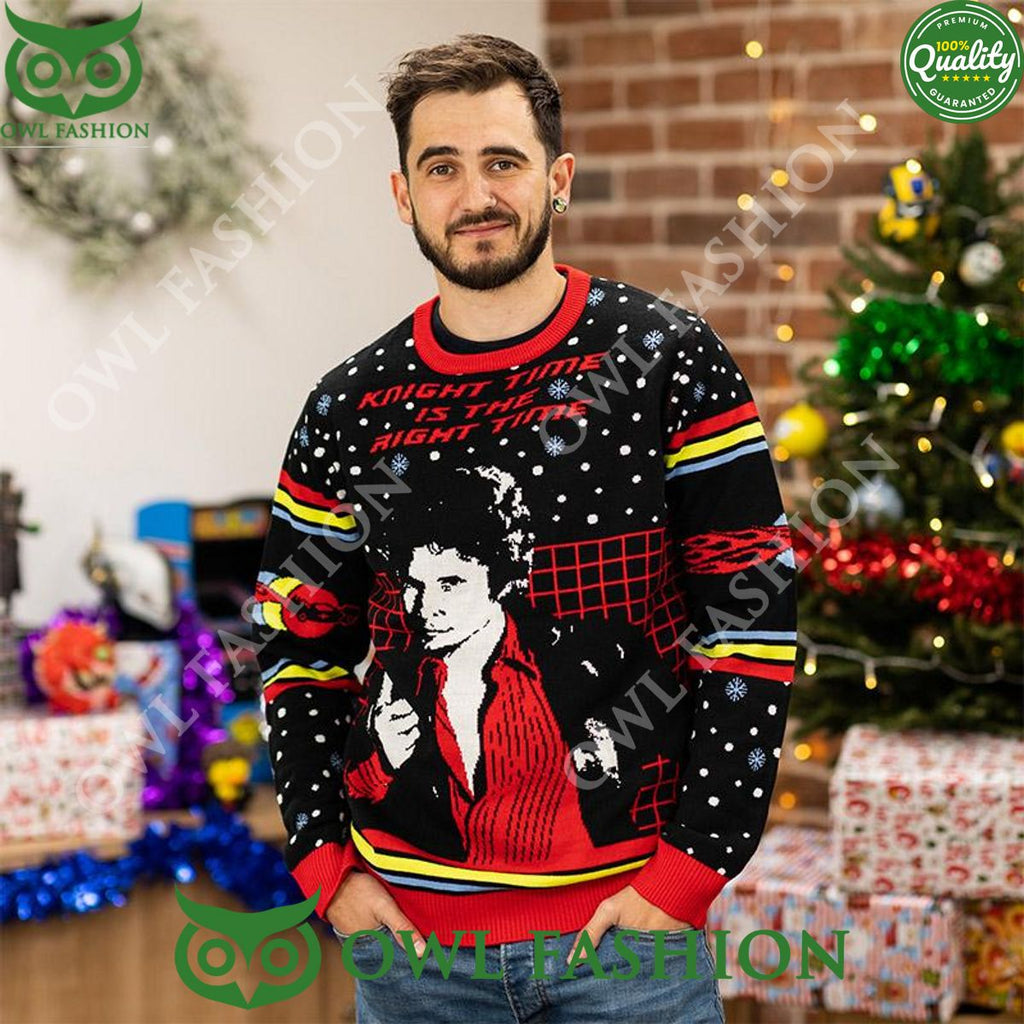 Knight Rider Knight Time Ugly Christmas Sweater Jumper