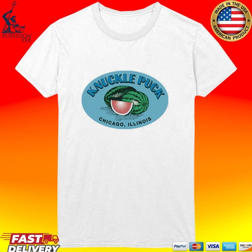 Knuckle Puck Chicago Ilinois Watermelon T-shirt
