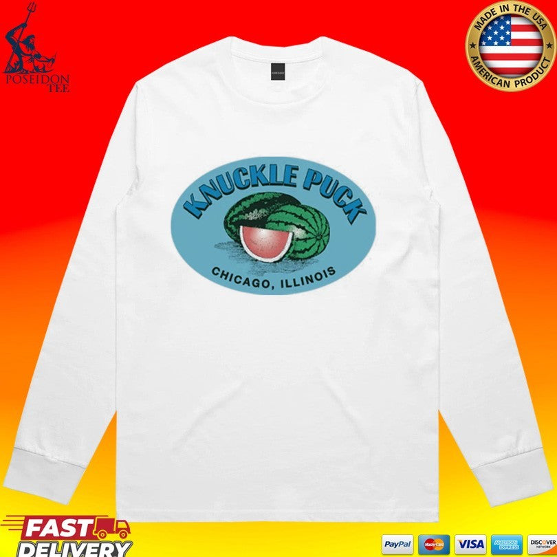 Knuckle Puck Chicago Ilinois Watermelon T-shirt
