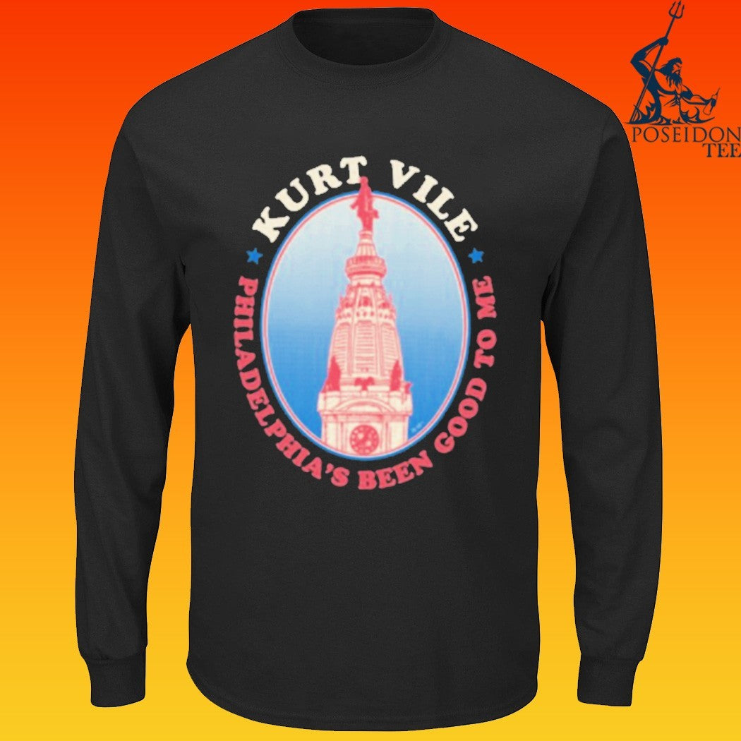 Kurt Vile Philadelphia Been Good To Me Merchtable City Hall T-shirt