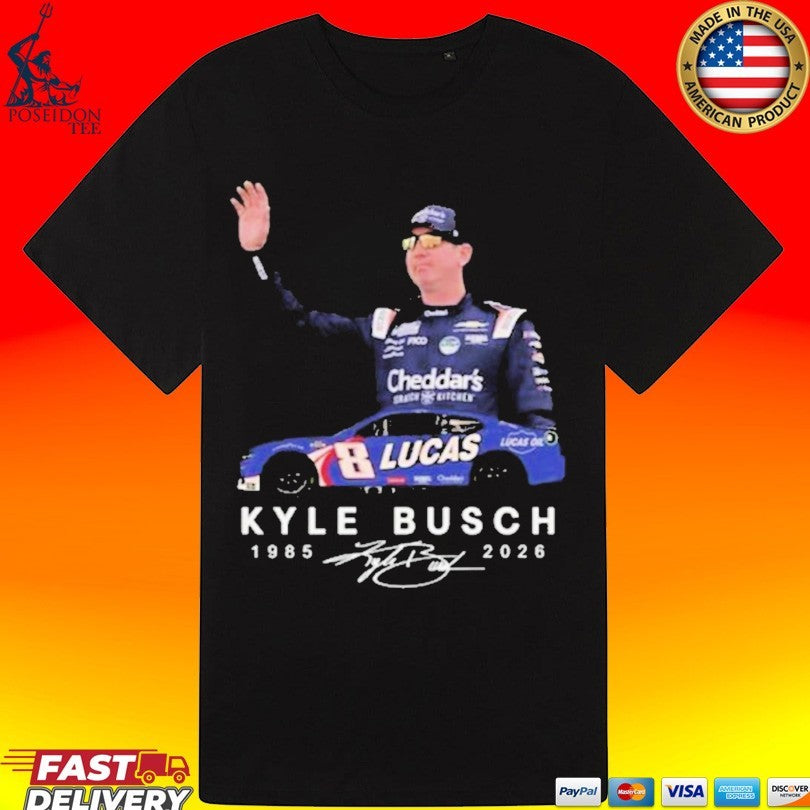 Kyle Busch 1985 2026 Signature T-shirt