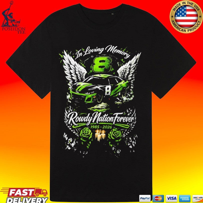 Kyle Busch In Loving Memory Rowdy Nation Forever Polo T-shirt