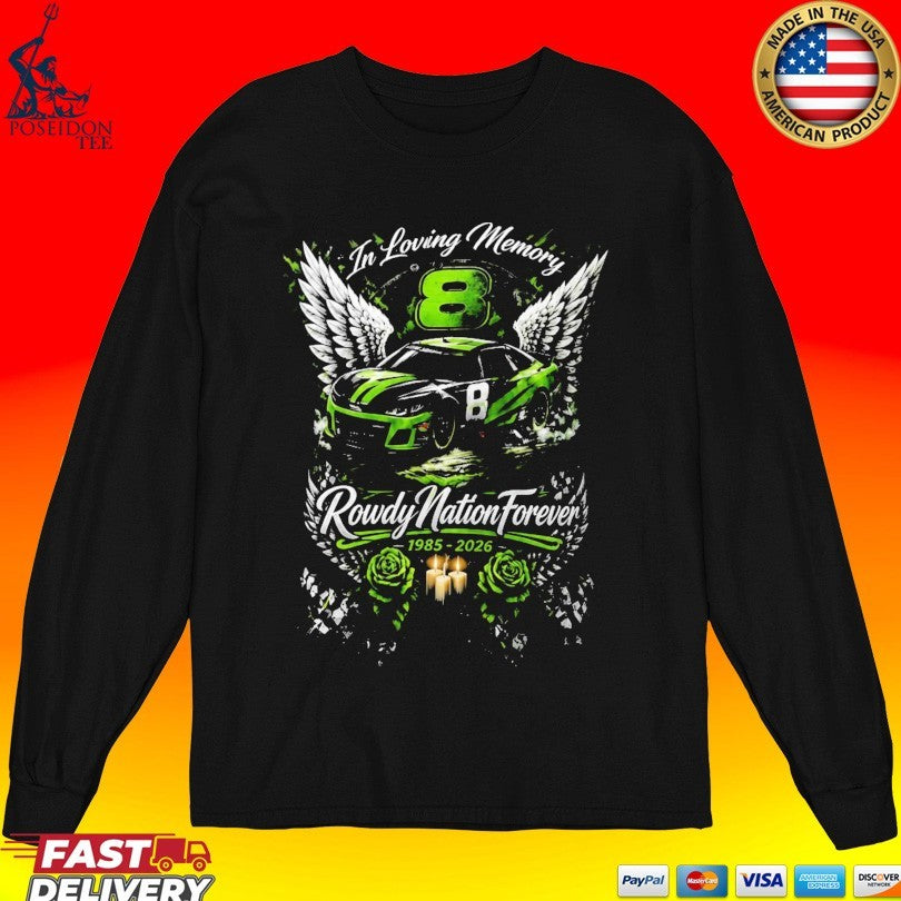 Kyle Busch In Loving Memory Rowdy Nation Forever Polo T-shirt