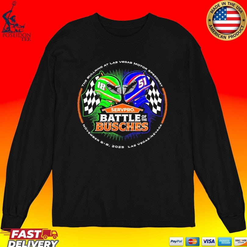 Kyle Buschs Wife Battle of the Busches T-shirt
