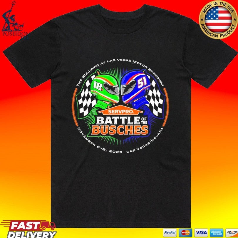 Kyle Buschs Wife Battle of the Busches T-shirt