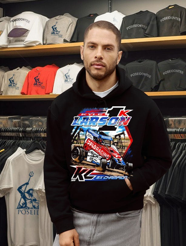 Kyle Larson Chili Bowl Pole Dash T-shirt