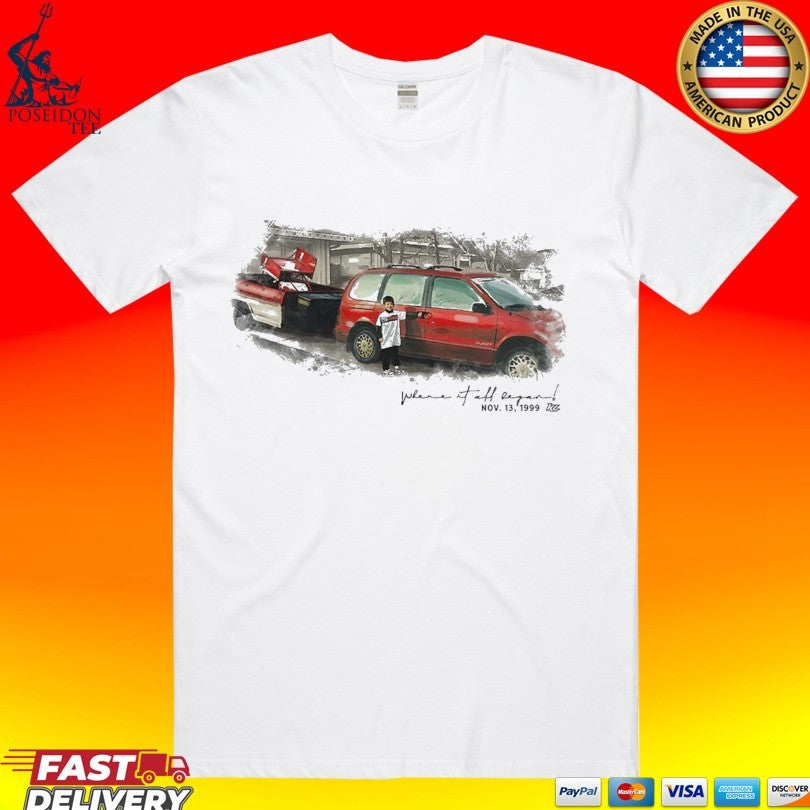 Kyle Larson Where It All Began 25th Anniversary T-shirt