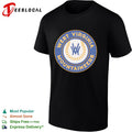 West Virginia Mountaineers WW circle monogram baseball logo shirt