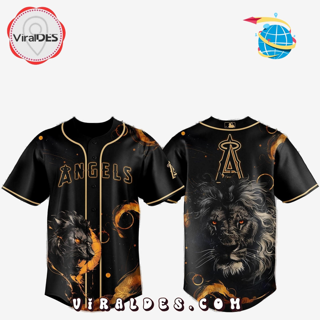LA Angels x Lion Baseball Jersey 2025