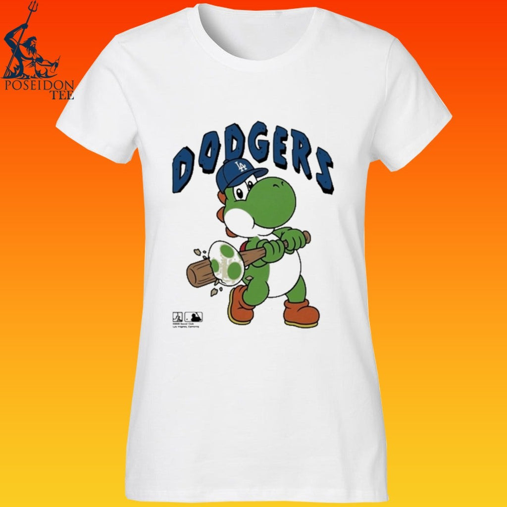 La Dodgers Yoshi Baseball Egg T-shirt
