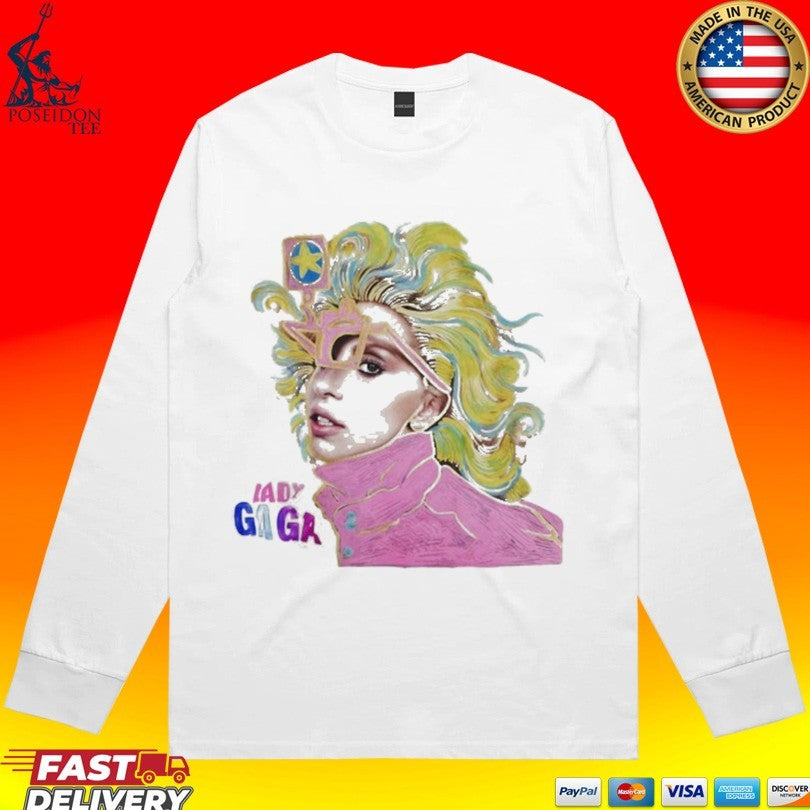 Lady Gaga Artpop Illustrated Glasses T-shirt