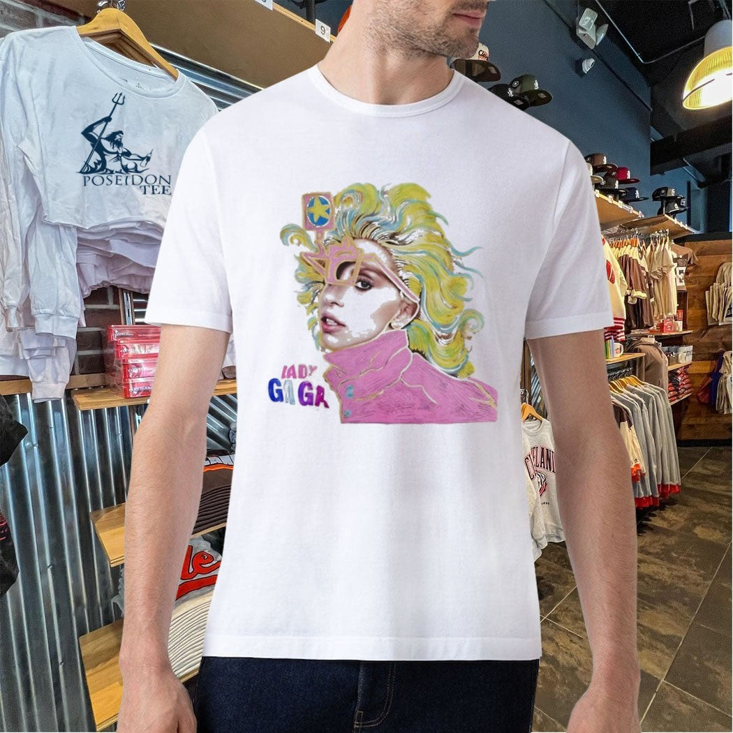 Lady Gaga Artpop Illustrated Glasses T-shirt
