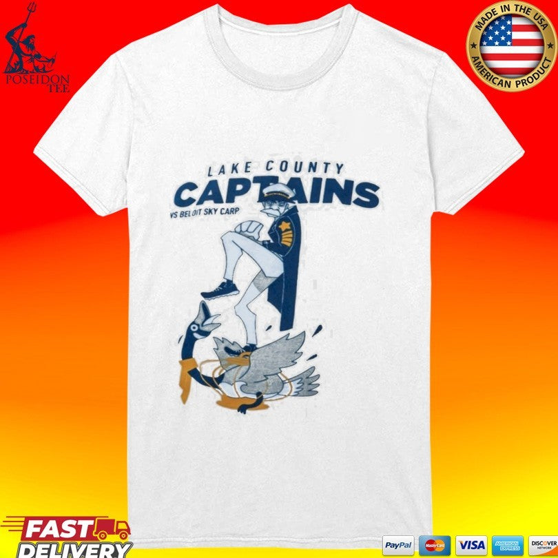Lake County Captains Vs Beloit Sky Carp 2026 T-shirt