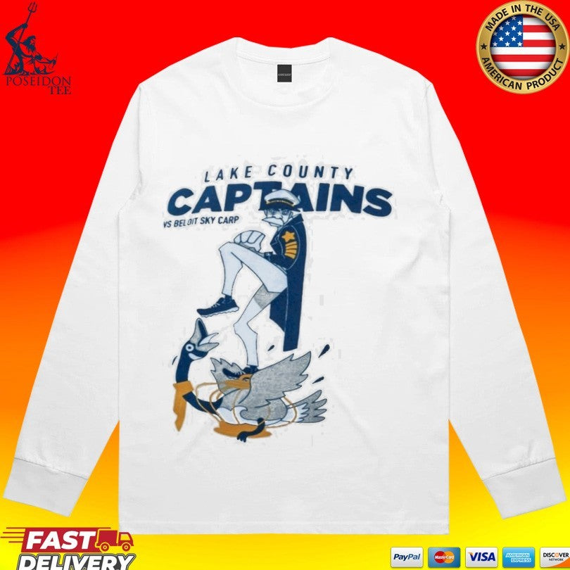 Lake County Captains Vs Beloit Sky Carp 2026 T-shirt