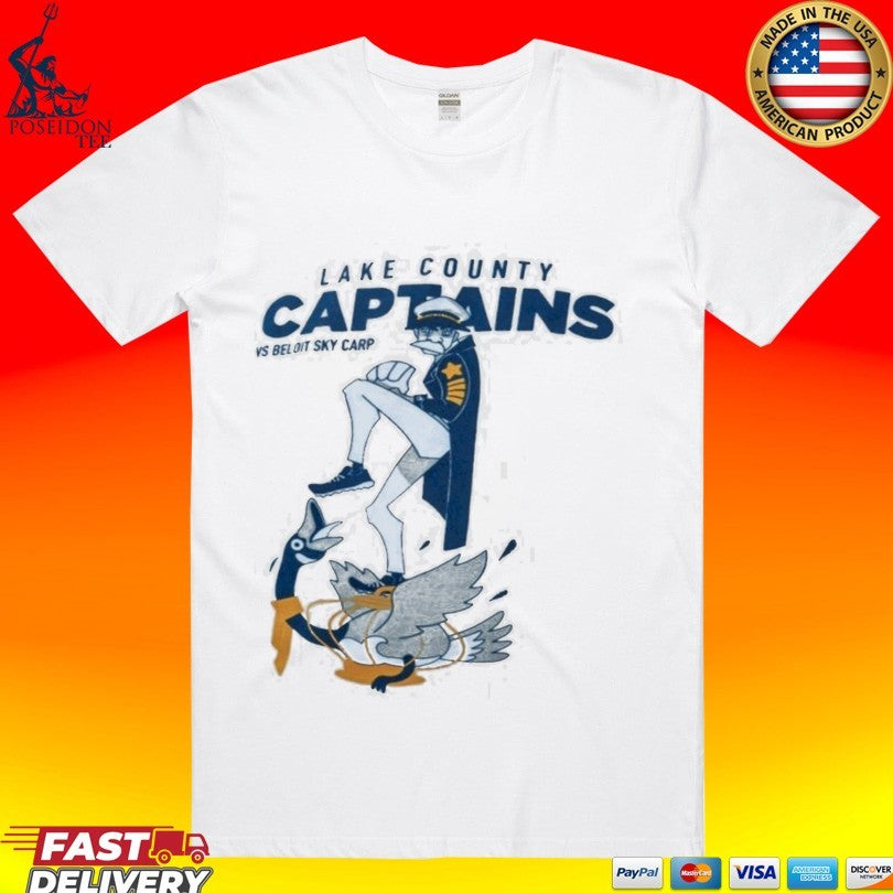 Lake County Captains Vs Beloit Sky Carp 2026 T-shirt